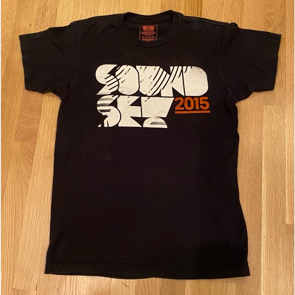 Sound Set 2015 Black Short Sleeve Concert Tee Short / Size M - Picture 1 of 9